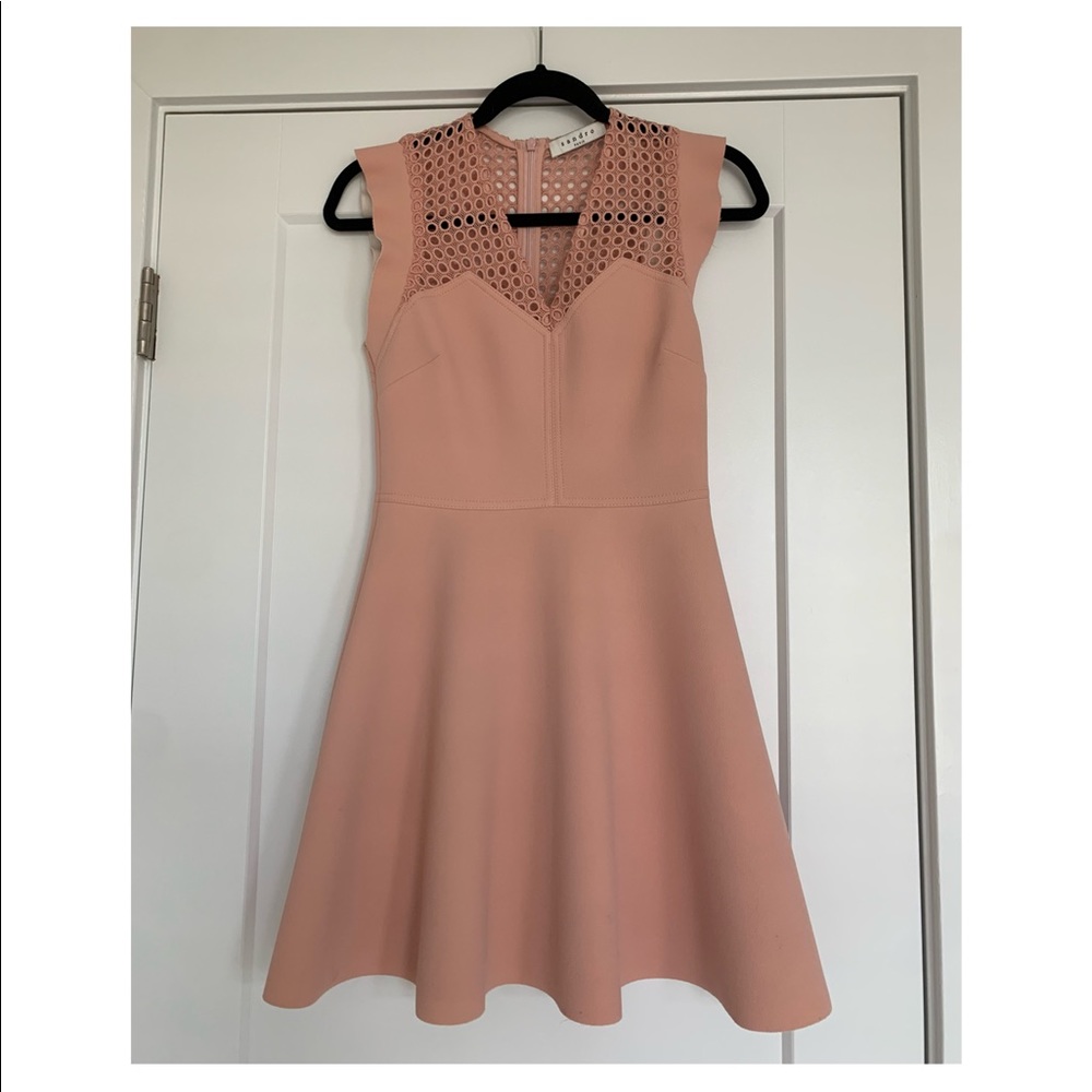 Sandro Blush Mini Dress